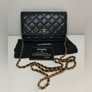 Chanel Classic WOC Wallet On Chain Caviar GHW